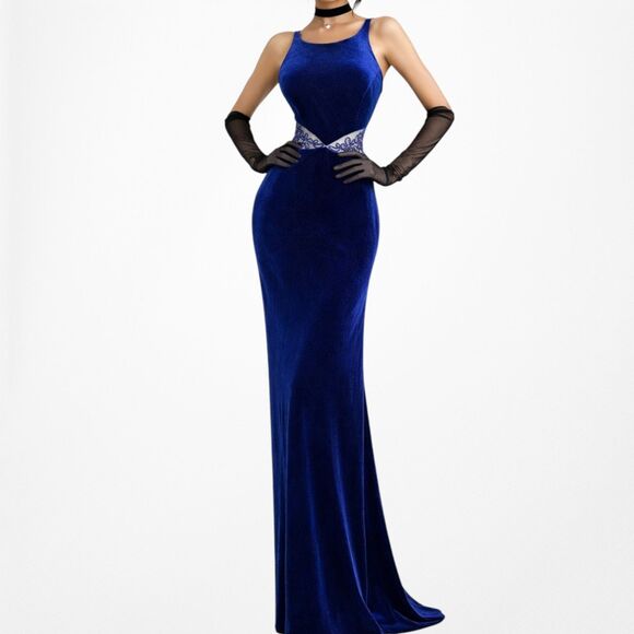 Vintage Y2K Blue Velvet Floral Mesh Cutout Maxi Bodycon Cocktail Dress Size S/M is available for purchase on au PAY Market - Imported Goods Online Store Co.Ltd. | au PAY Market - Vintage Y2K Blue Velvet Floral Mesh Cutout Maxi Bodycon Cocktail Dress Size S/M is available for purchase on au PAY Market - Imported Goods Online Store Co.Ltd. | au PAY Market -